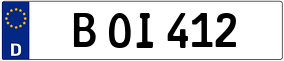 Truck License Plate